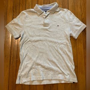 Tommy Hilfiger cream polo shirt size M